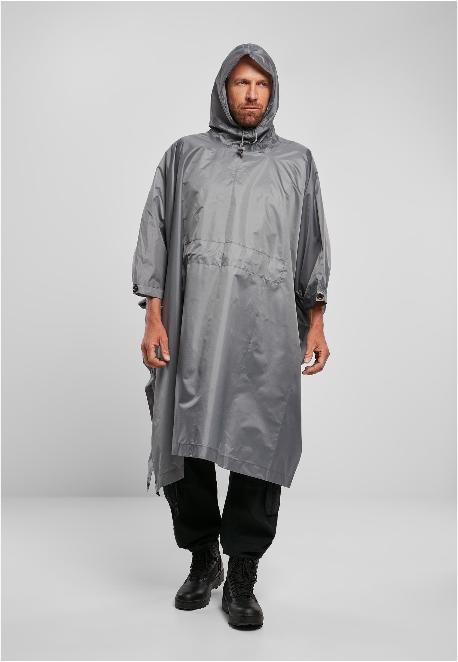 Ripstop Poncho anthracite one size - alternate variant 6