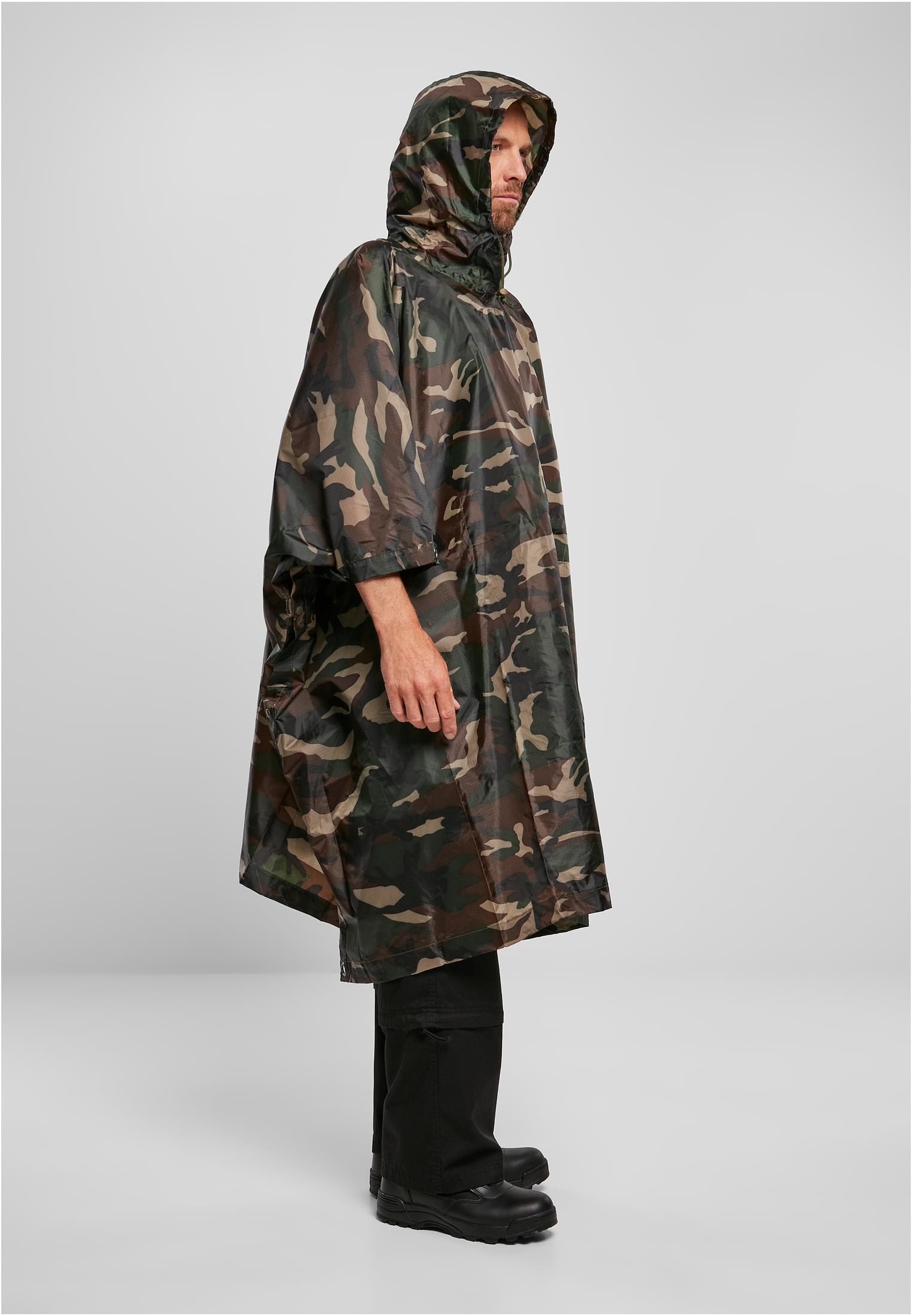 Ripstop Poncho woodland one size - variant image 3