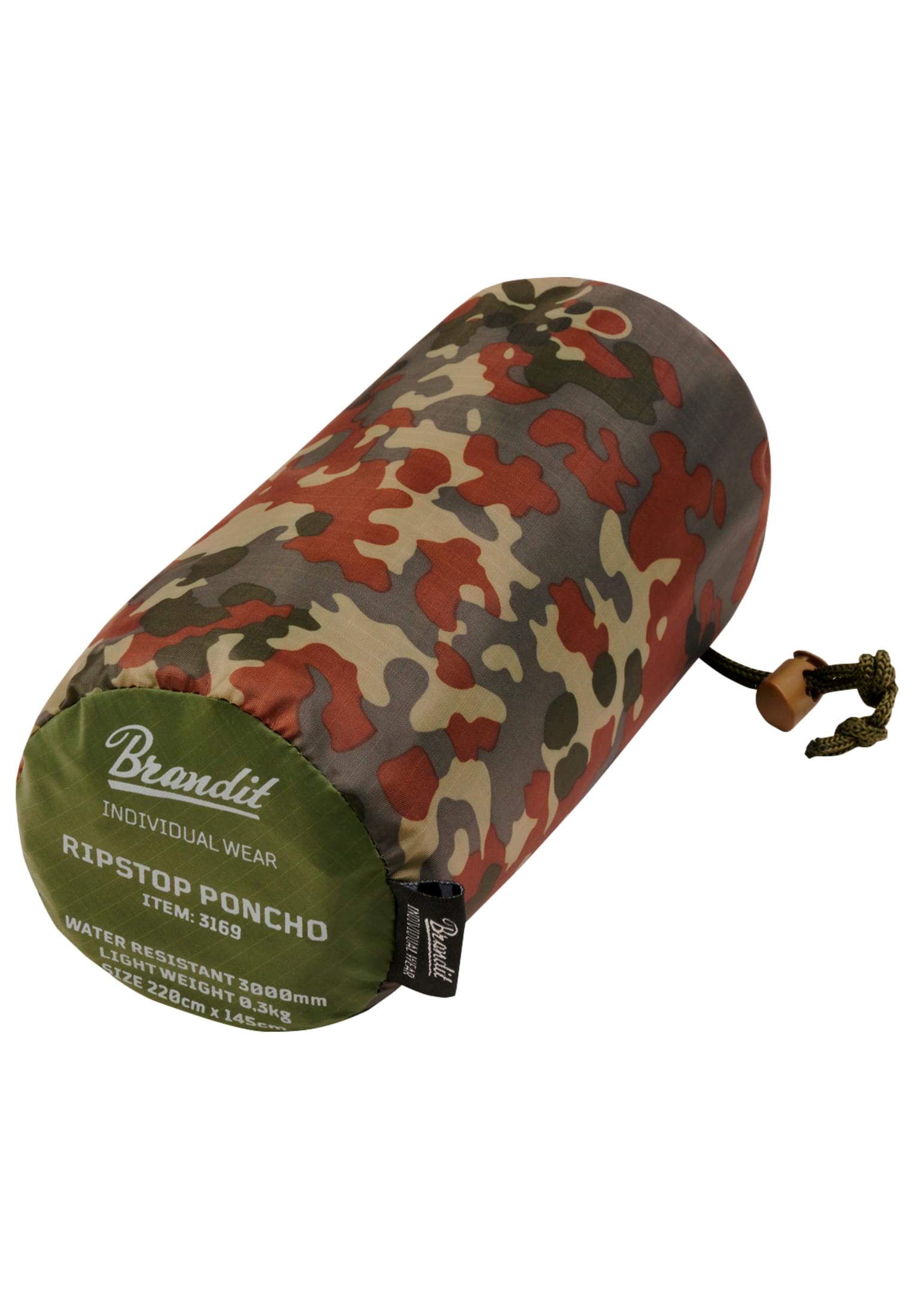 Ripstop Poncho flecktarn one size - variant image 7