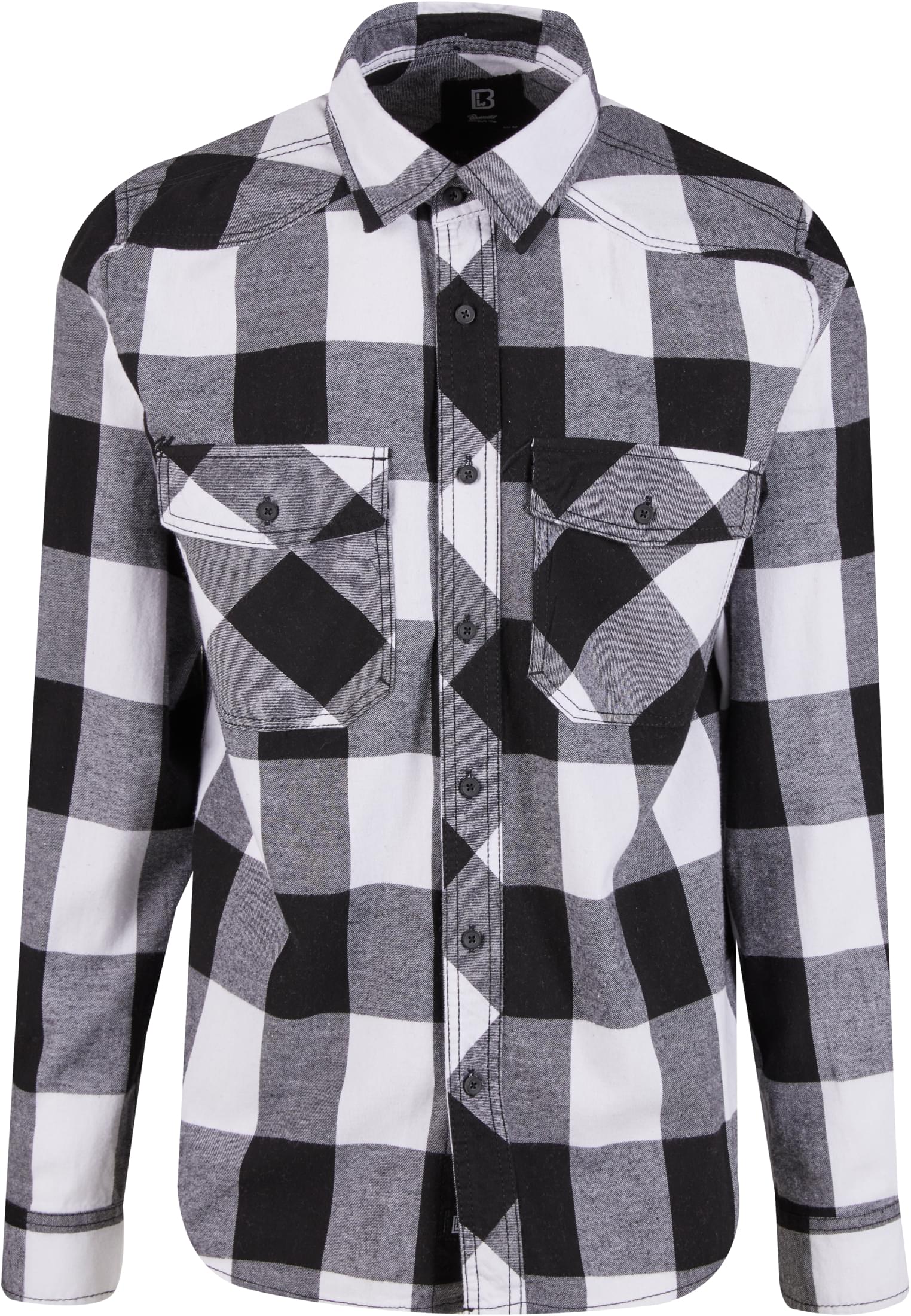 Camisa de manga corta blanca/negra 3XL
 - variant image 5