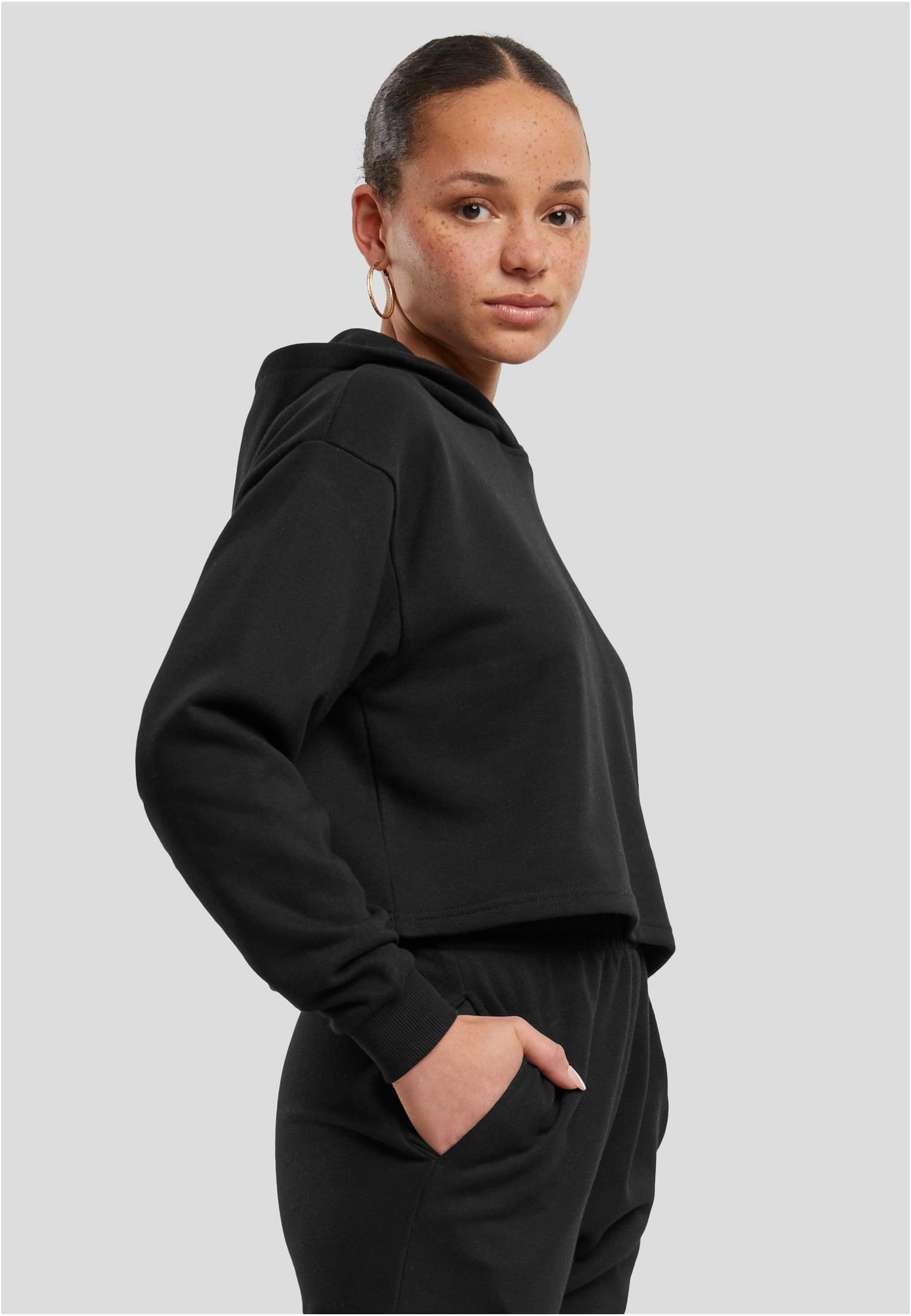 Femmes Coupe Débardeur Court Pantalon Terry Noir 3XL
 - variant image 3