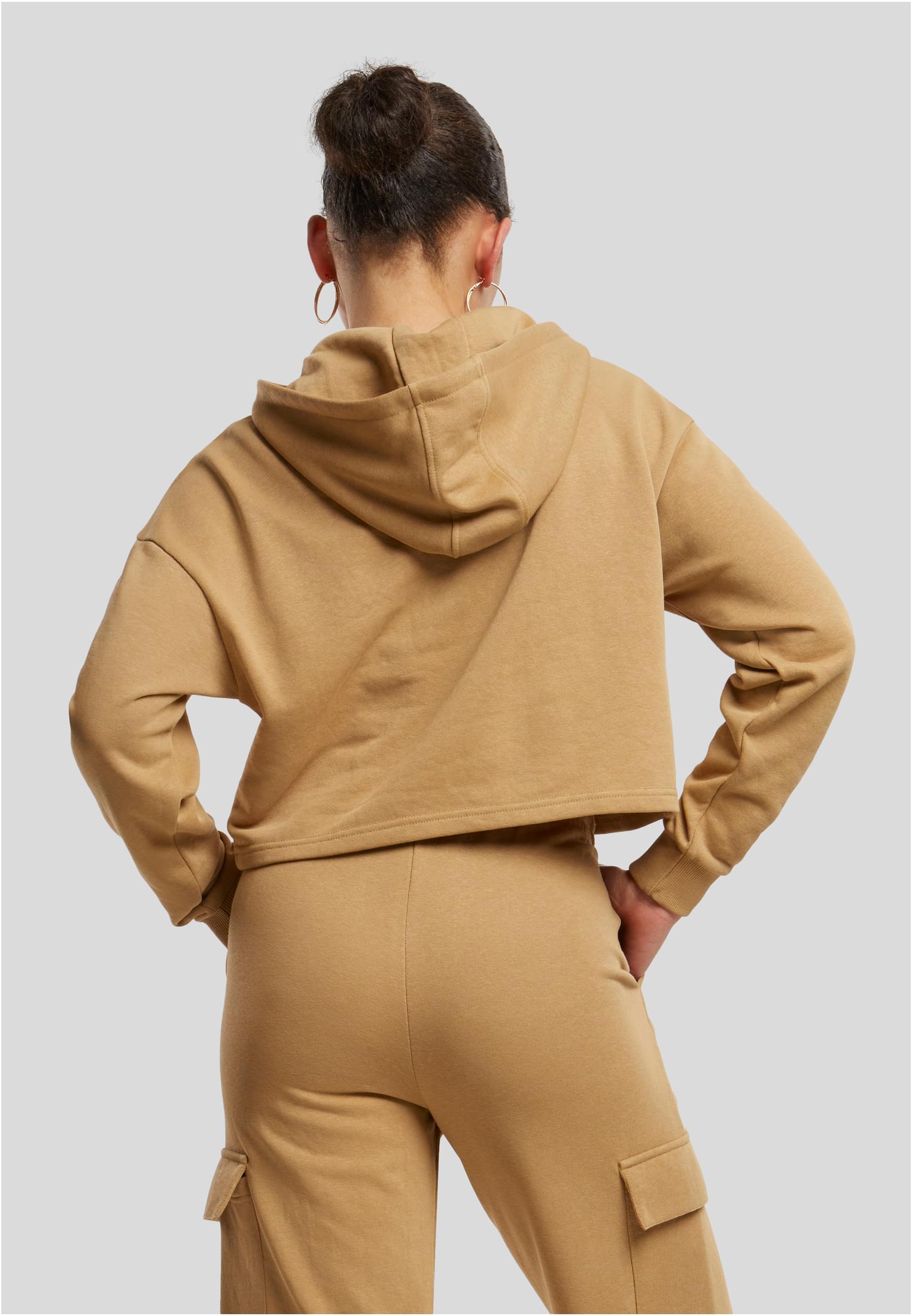 Femmes Coupe Débardeur Court Terry Beige Foncé 3XL
 - variant image 2