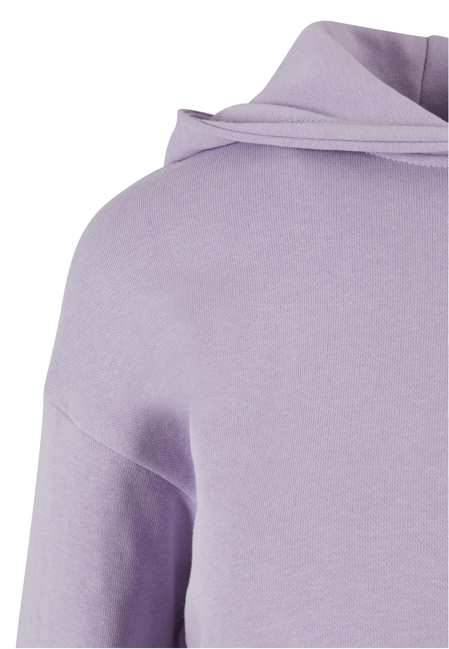 Ladies Oversized Cropped Light Terry Hoodie dustylilac 3XL - variant image 8