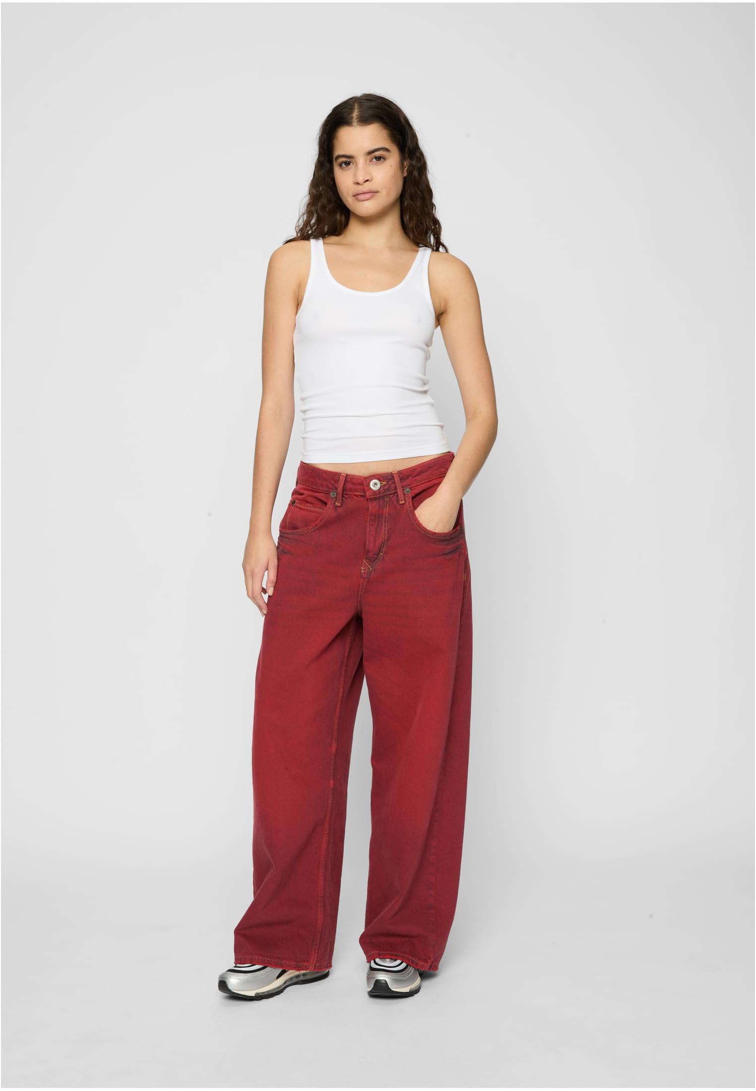 Ladies Organic Basic Rib Top 2-Pack black+white 3XL - variant image 2