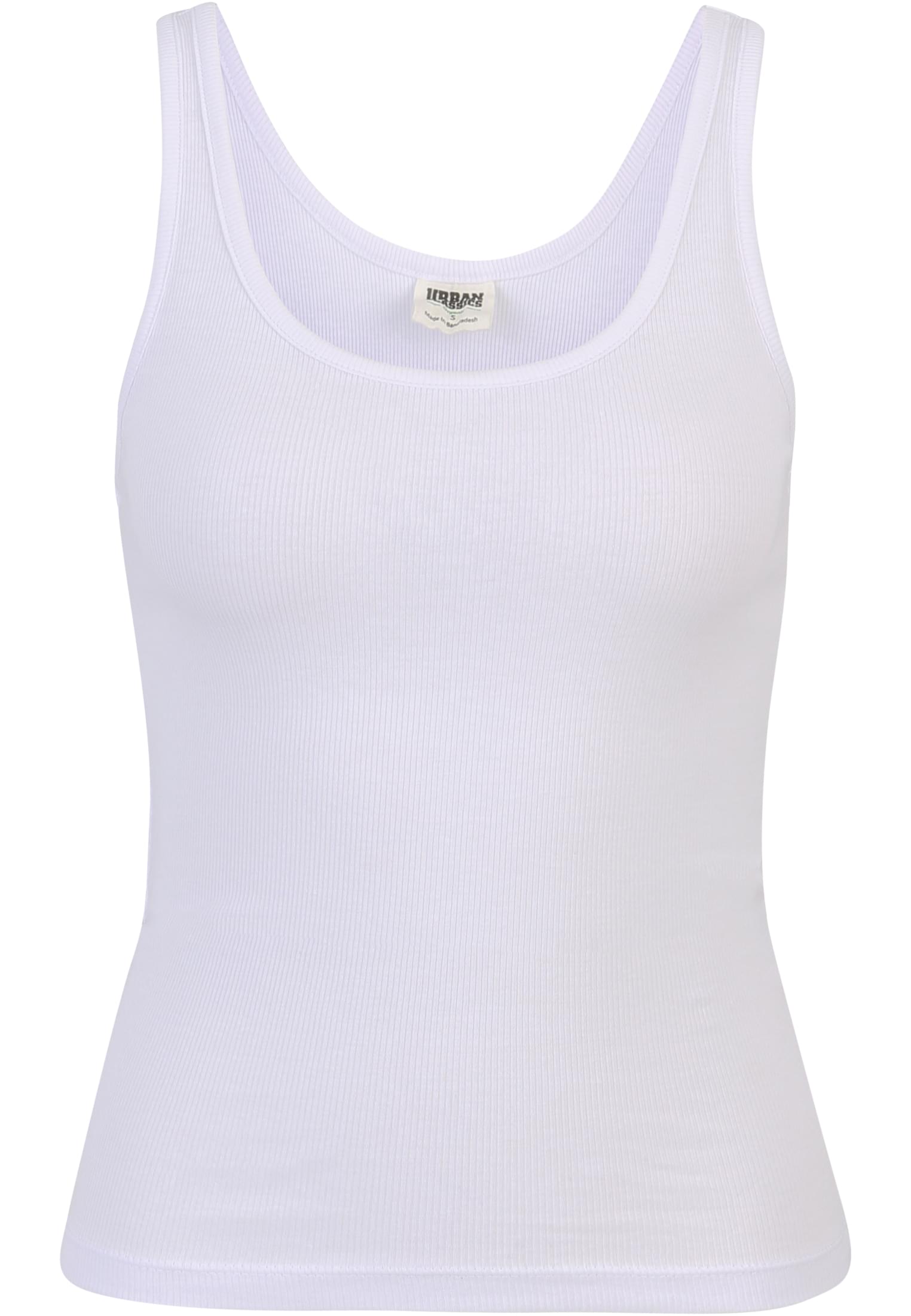 Ladies Organic Basic Rib Top 2-Pack white+white 3XL - variant image 5