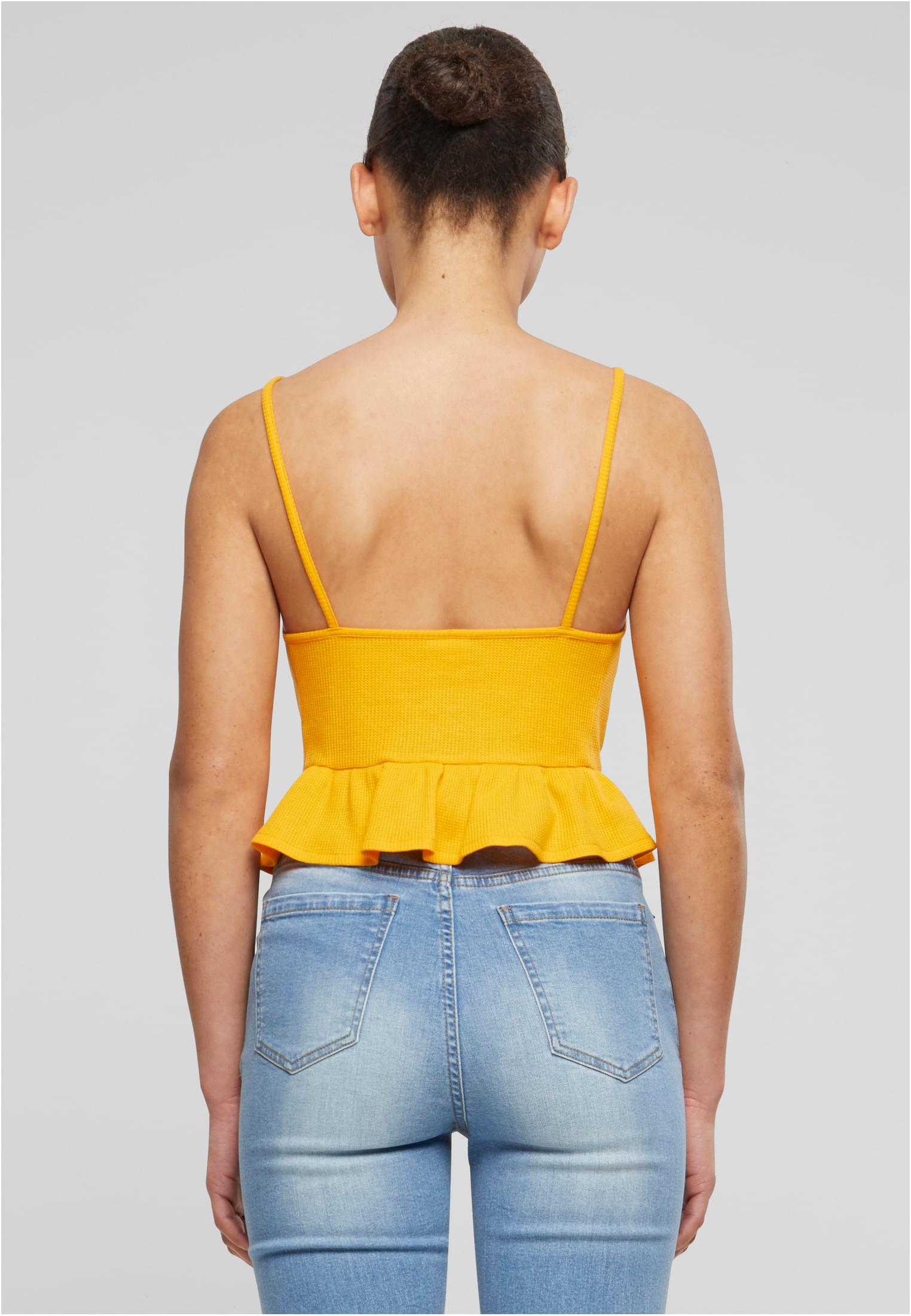Ladies Waffle Pique Ruffle Top magicmango 3XL - variant image 2
