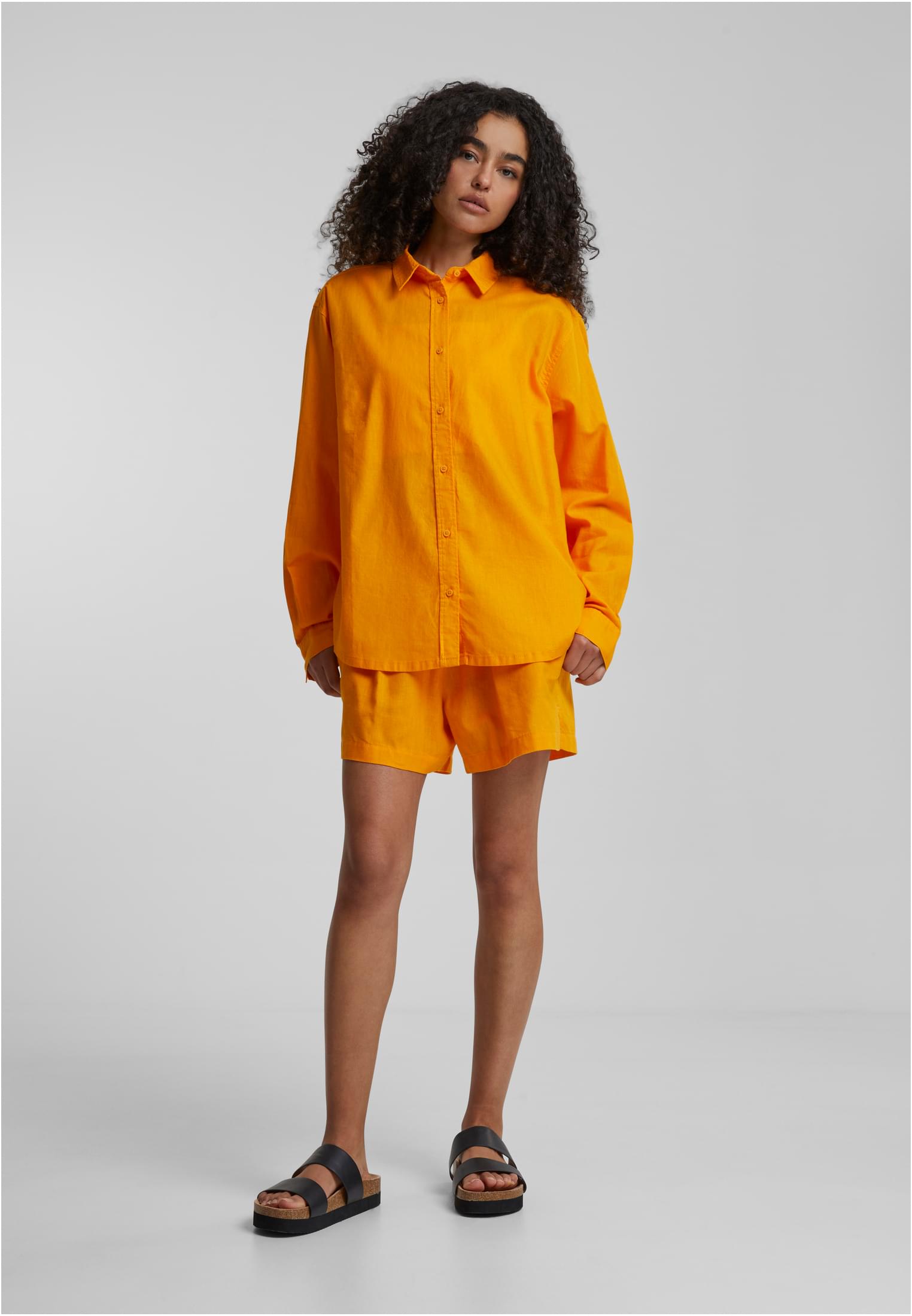Ladies Linen Mixed Oversized Shirt magicmango 3XL - variant image 2