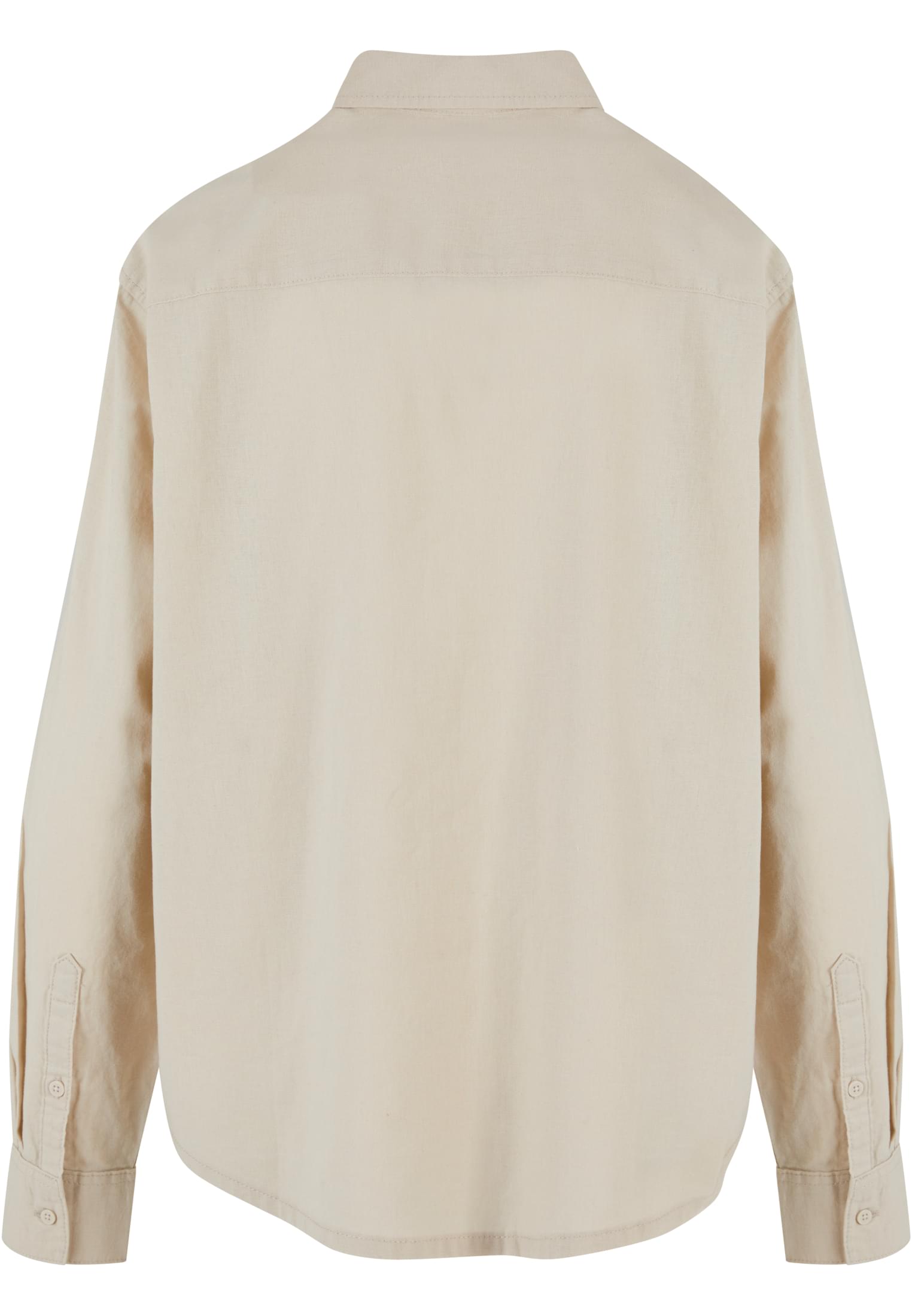 Ladies Linen Mixed Oversized Shirt softseagrass 3XL - variant image 8