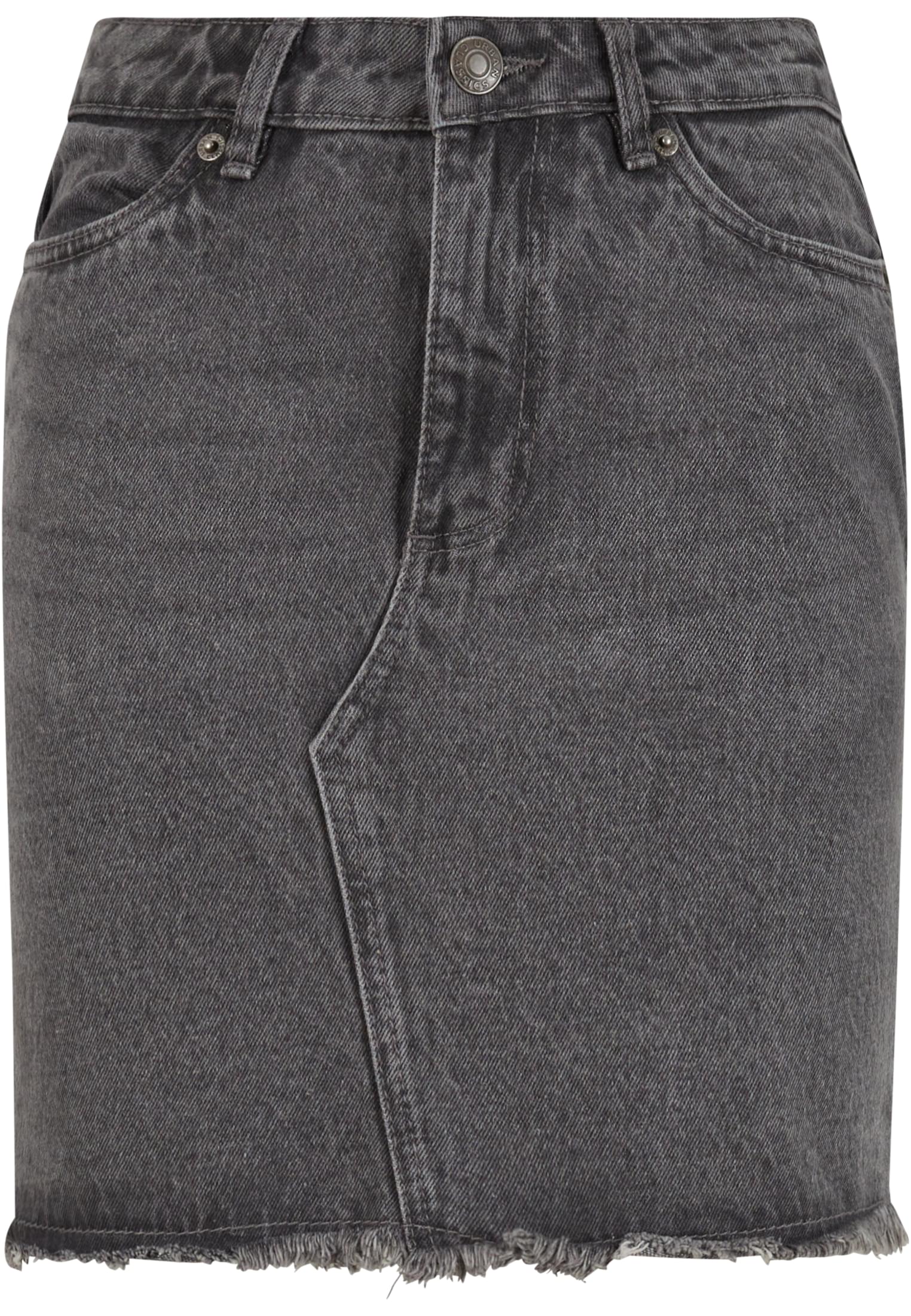 Ladies Heavy Mini Denim Skirt new grey washed 26 - variant image 6