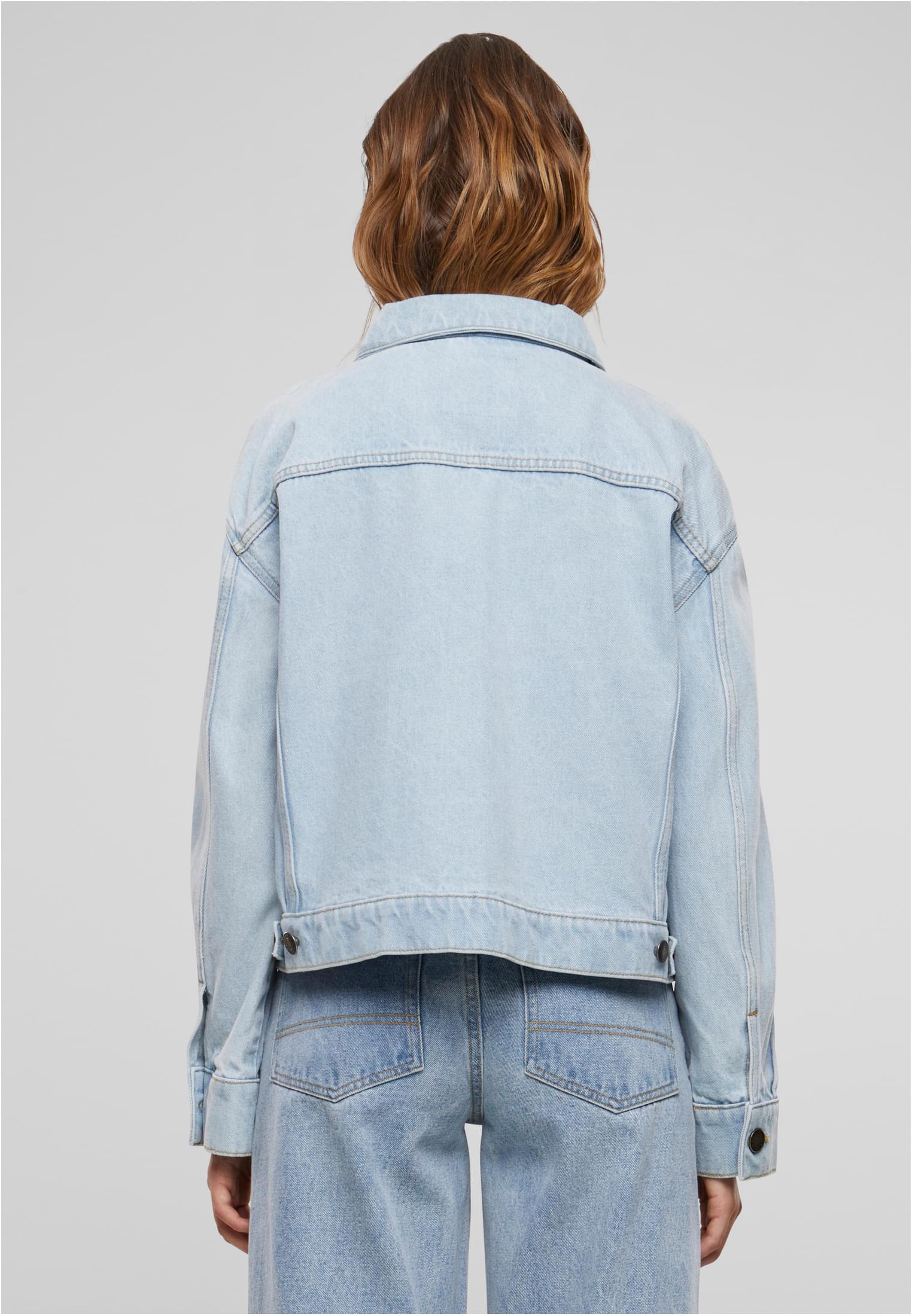 Ladies 80‘s Oversized Denim Jacket new light blue washed L - variant image 2