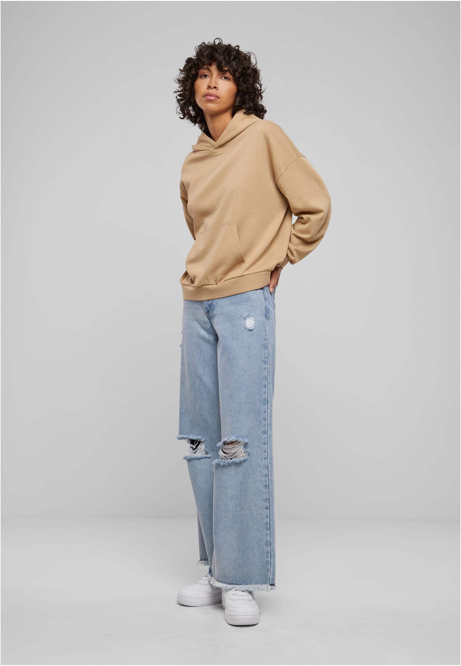 Femmes Coupe Lâche Sweat à Capuche Oversized unionbeige 3XL
 - variant image 4