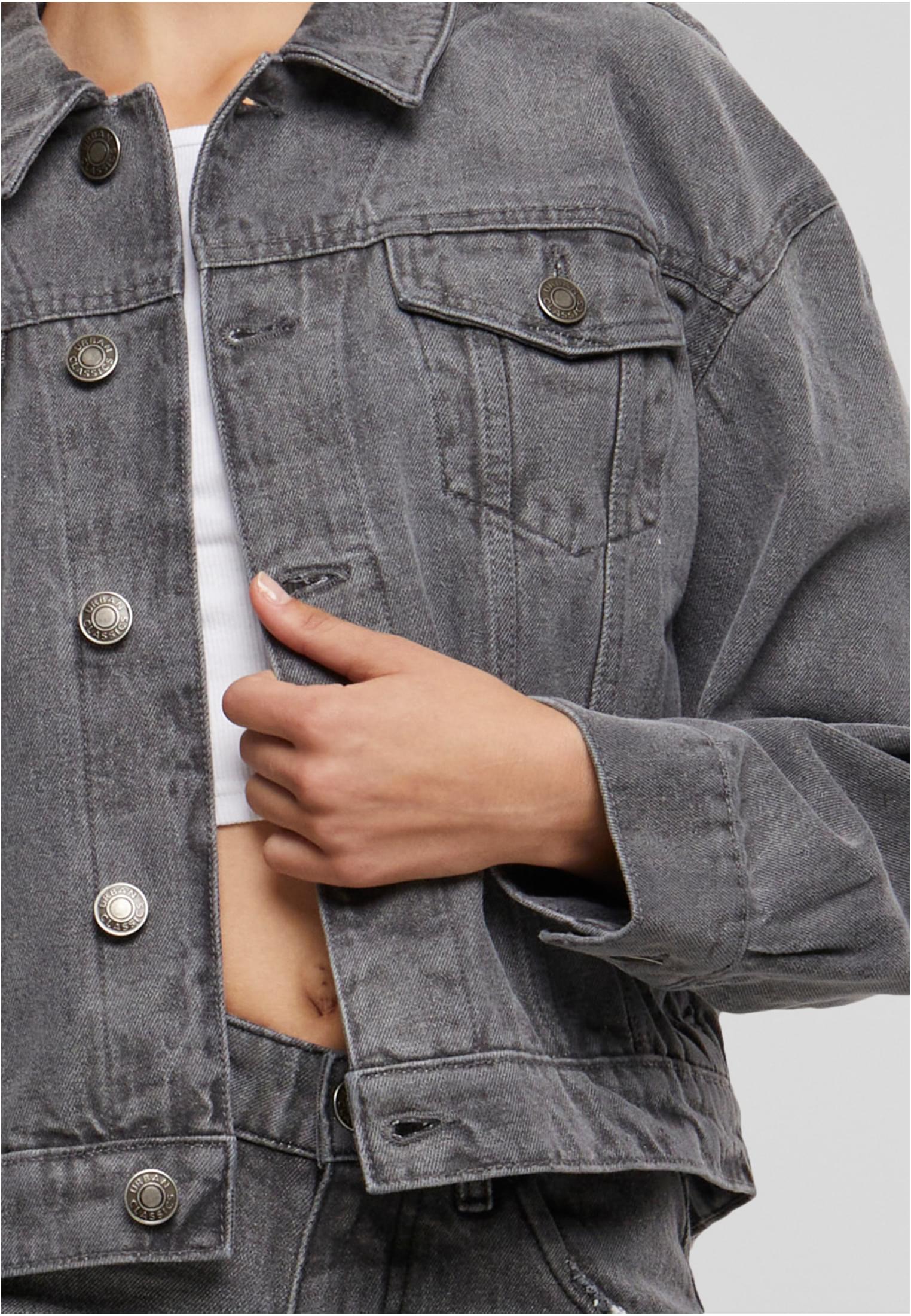 Ladies 80‘s Oversized Denim Jacket new grey washed 3XL - variant image 5