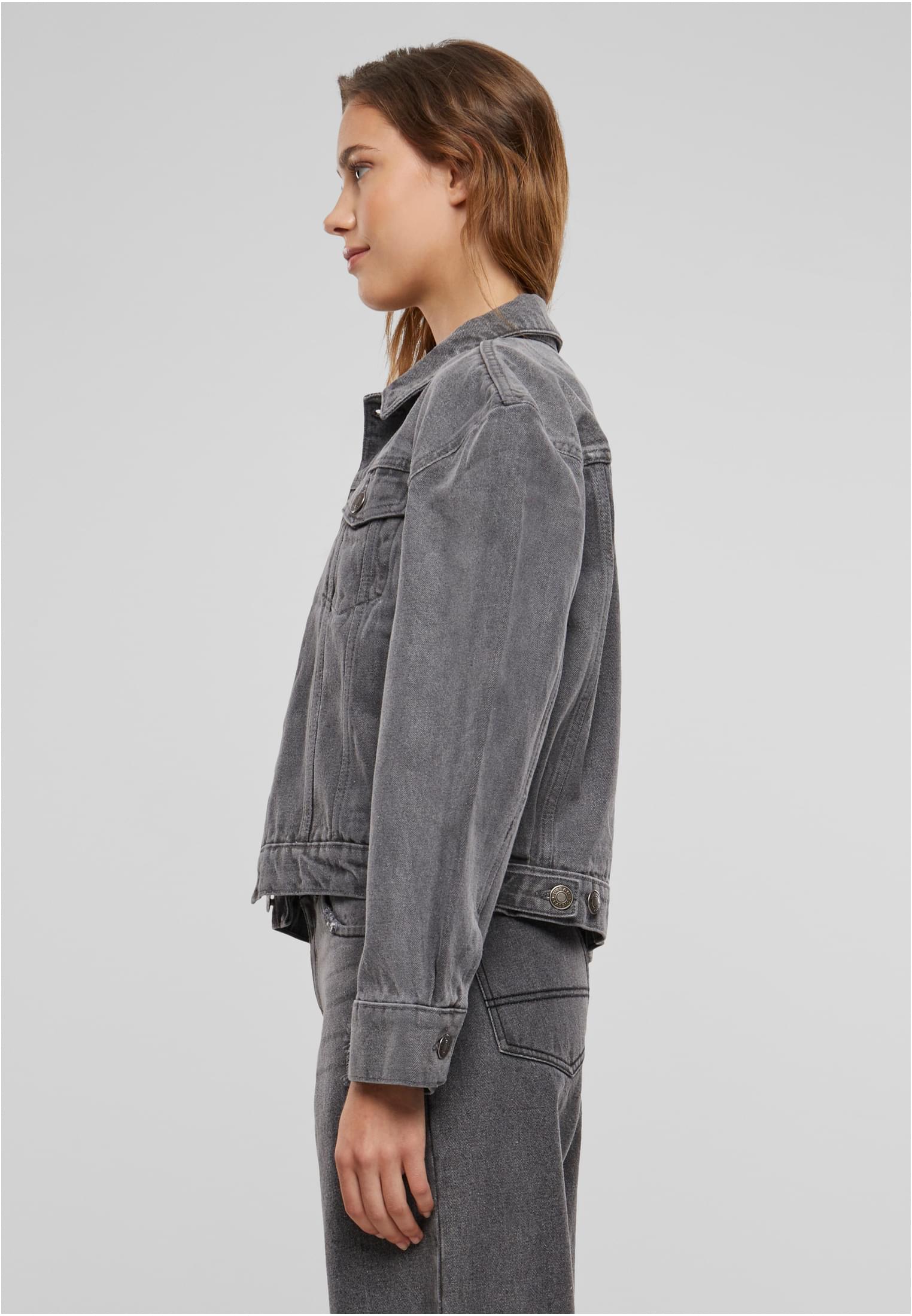 Ladies 80‘s Oversized Denim Jacket new grey washed 3XL - variant image 1
