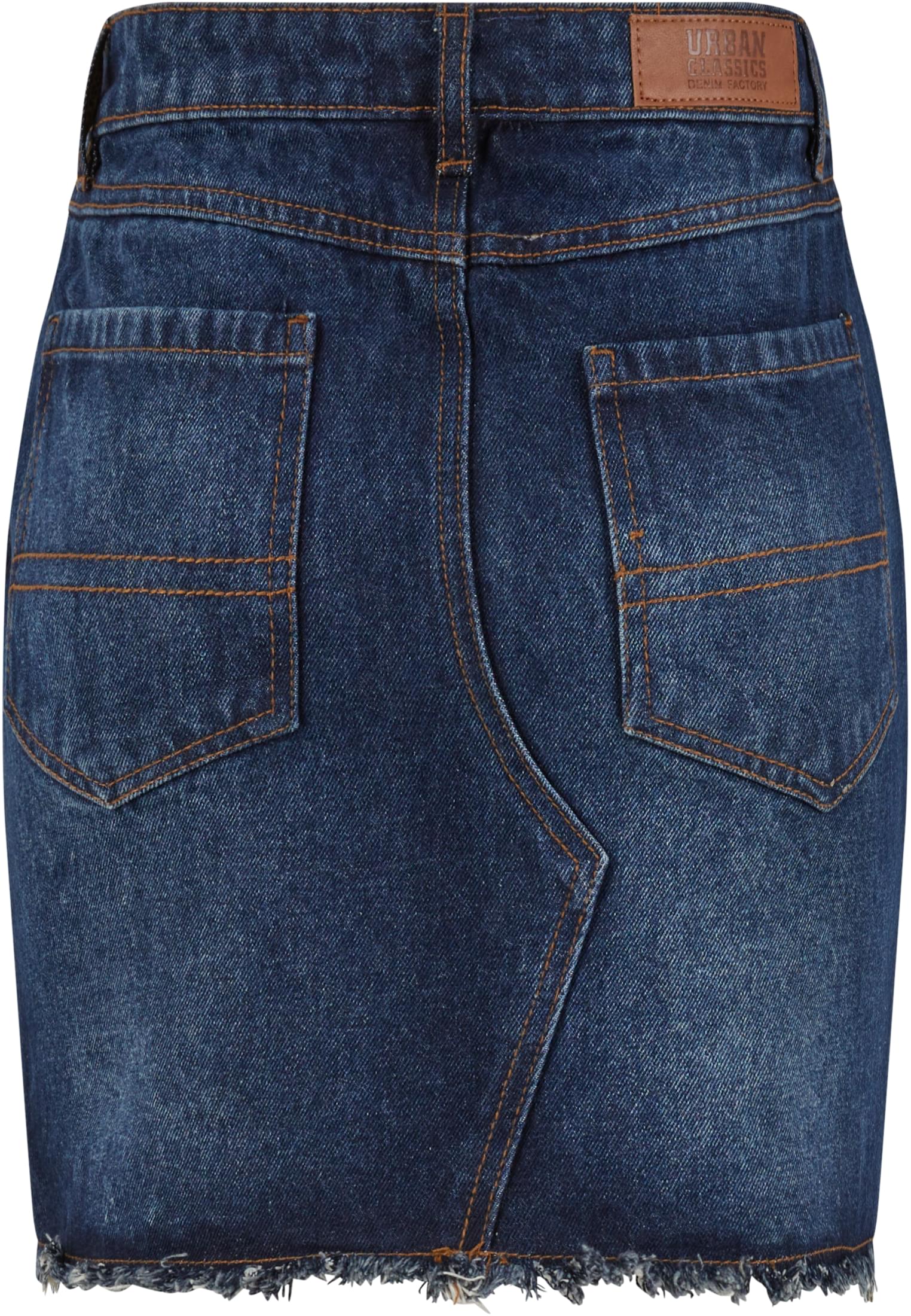 Ladies Heavy Mini Denim Skirt new dark blue washed 26 - variant image 4