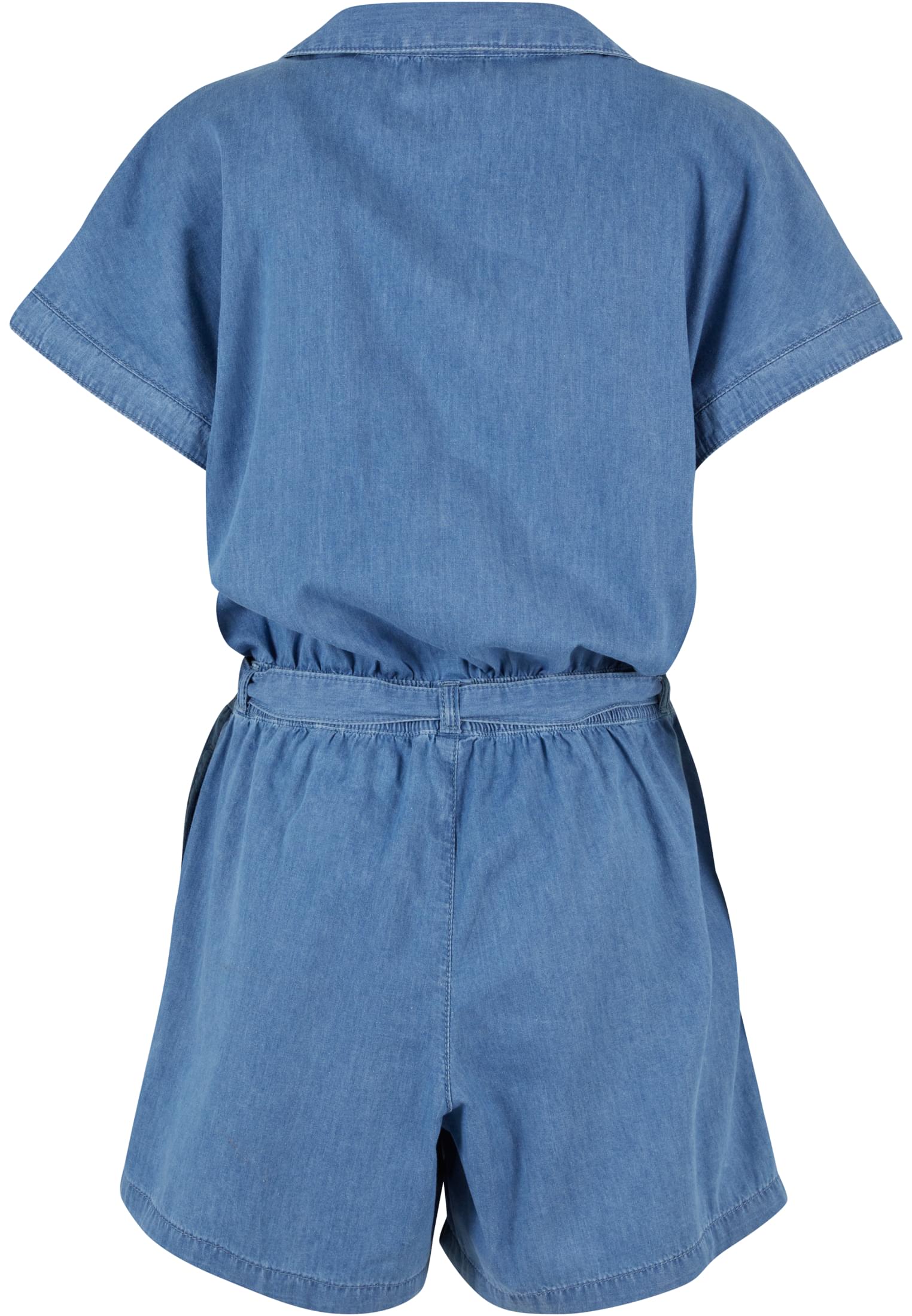 Ladies Light Denim Resort Jumpsuit skyblue washed 3XL - variant image 6