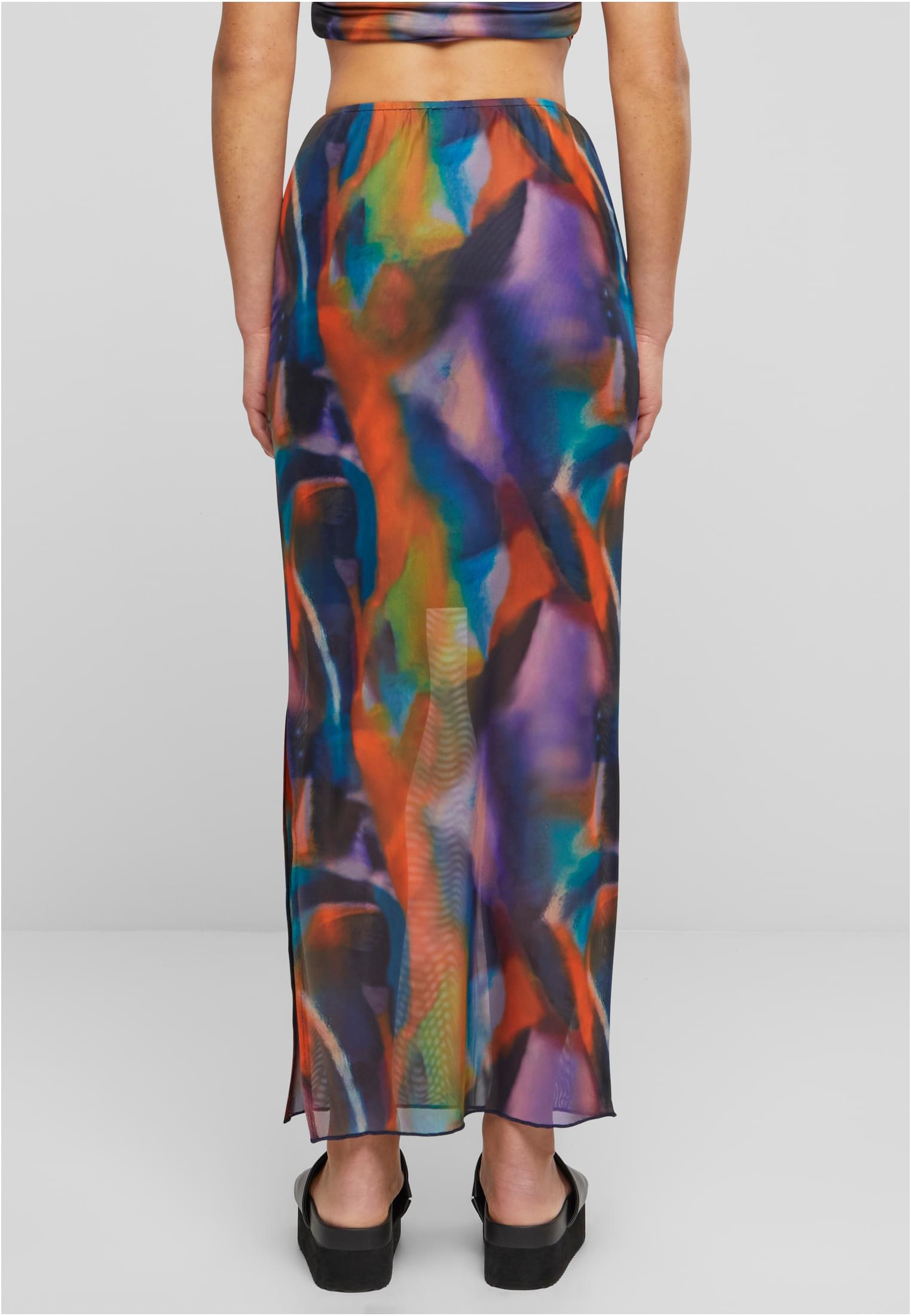 Ladies AOP Mesh Tube Skirt multicolorreflection L - variant image 2