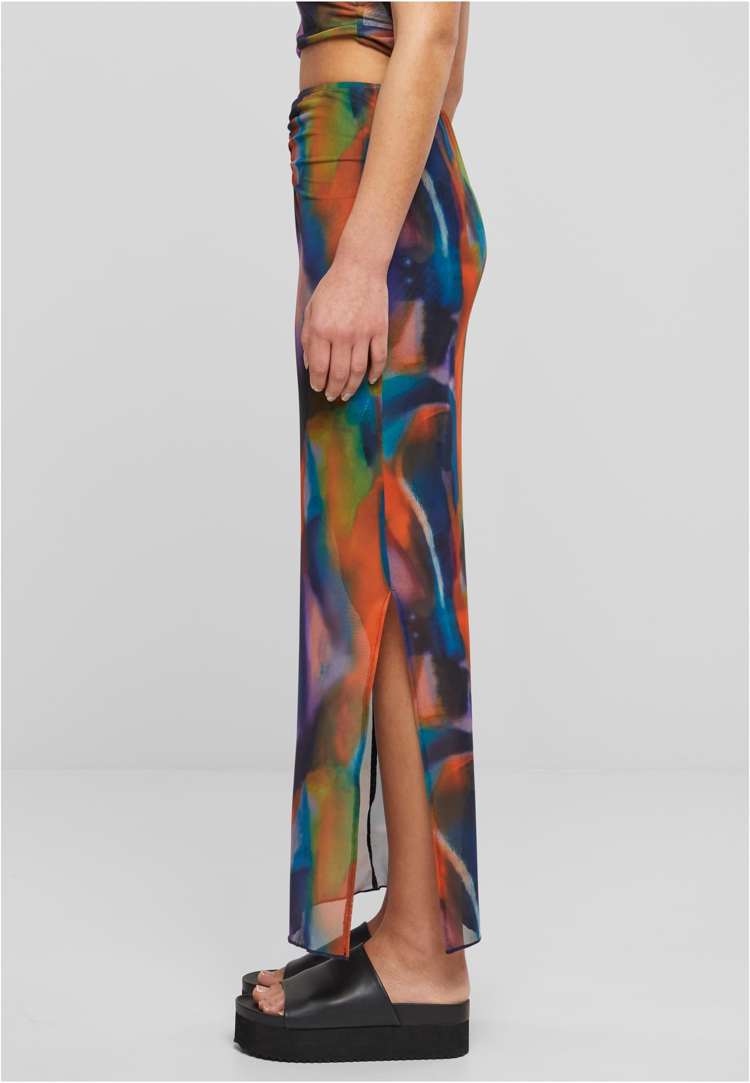 Ladies AOP Mesh Tube Skirt multicolorreflection L - variant image 1