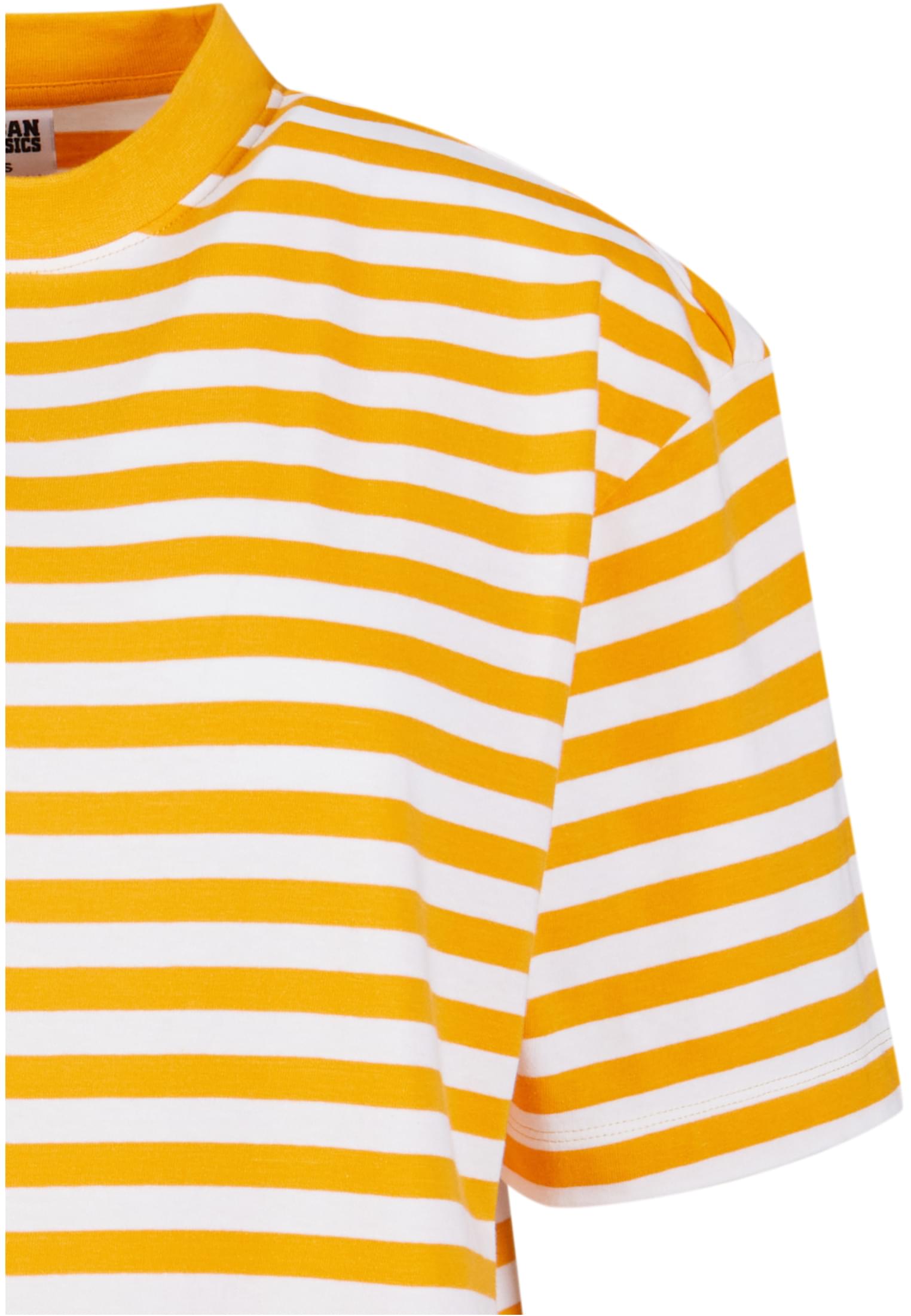 Ladies Oversized Striped Tee Dress white/magicmango 3XL - variant image 8