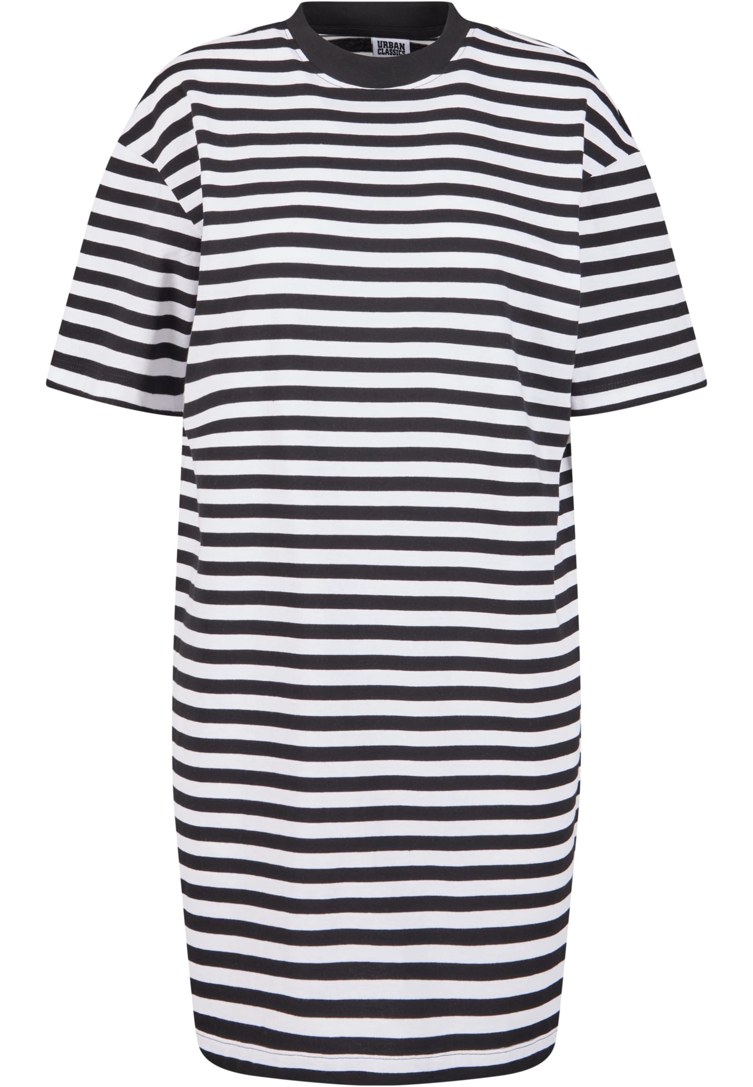 Ladies Oversized Striped Tee Dress white/black 3XL - variant image 5