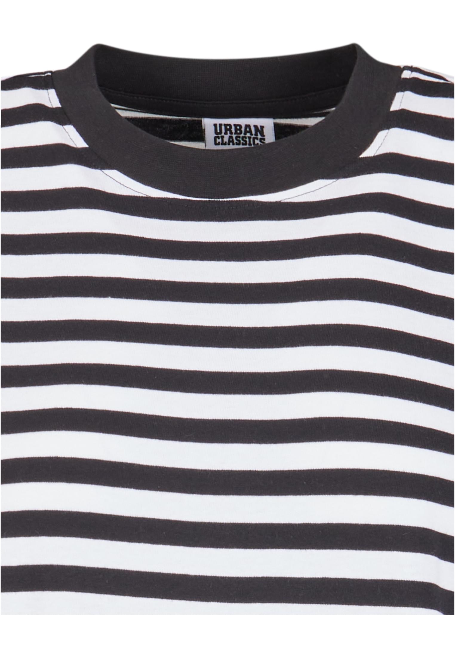 Ladies Oversized Striped Tee Dress white/black 3XL - variant image 7