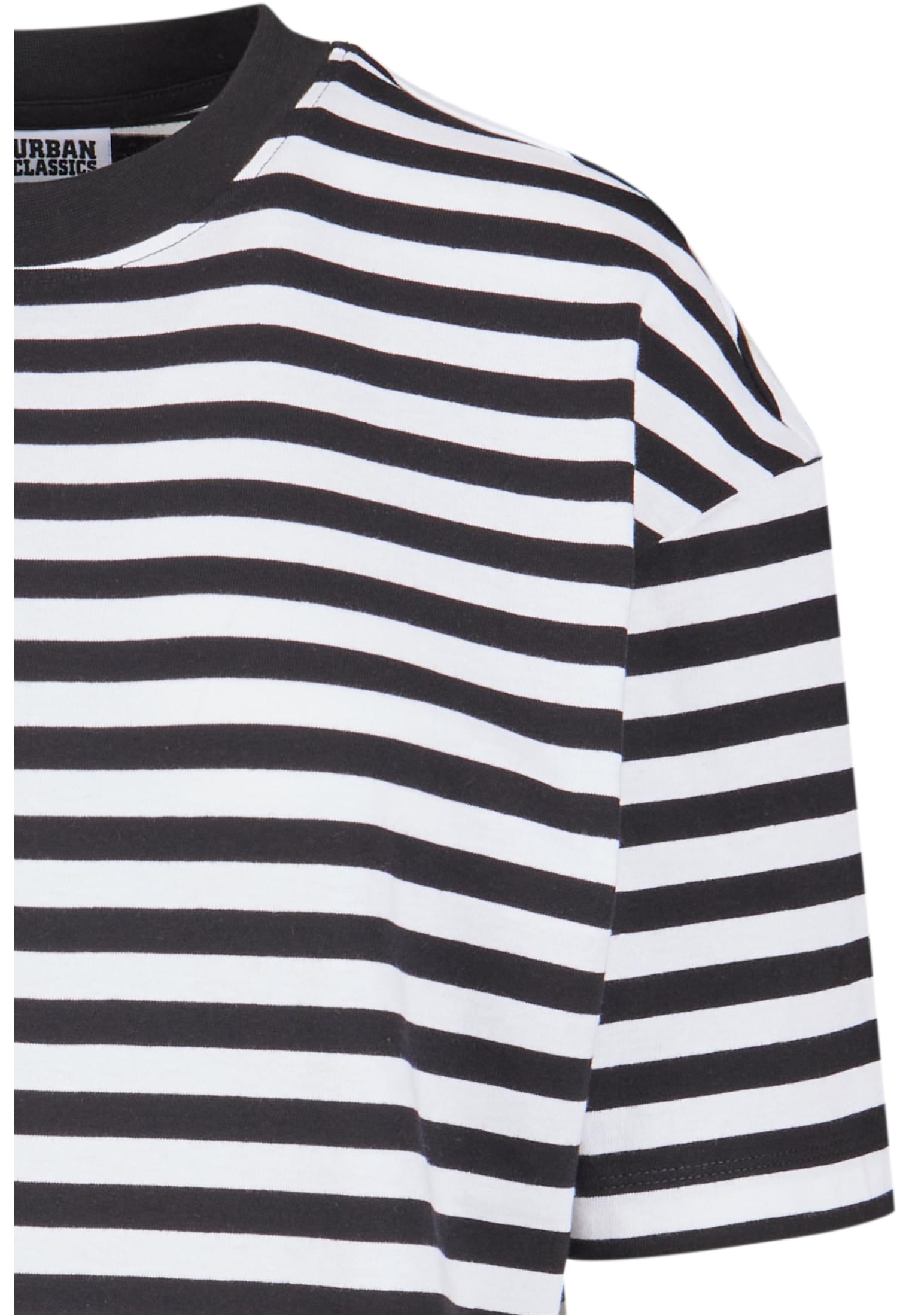 Ladies Oversized Striped Tee Dress white/black 3XL - variant image 8