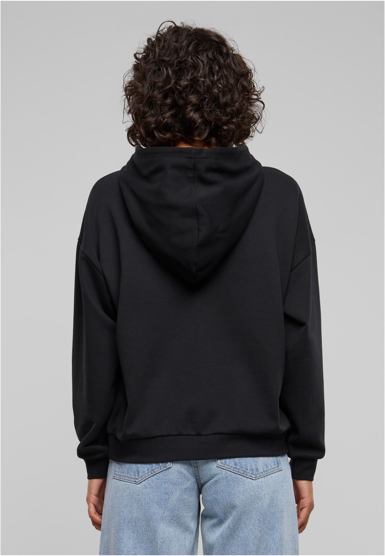 Ladies Light Terry Oversized Hoodie black 3XL - variant image 2