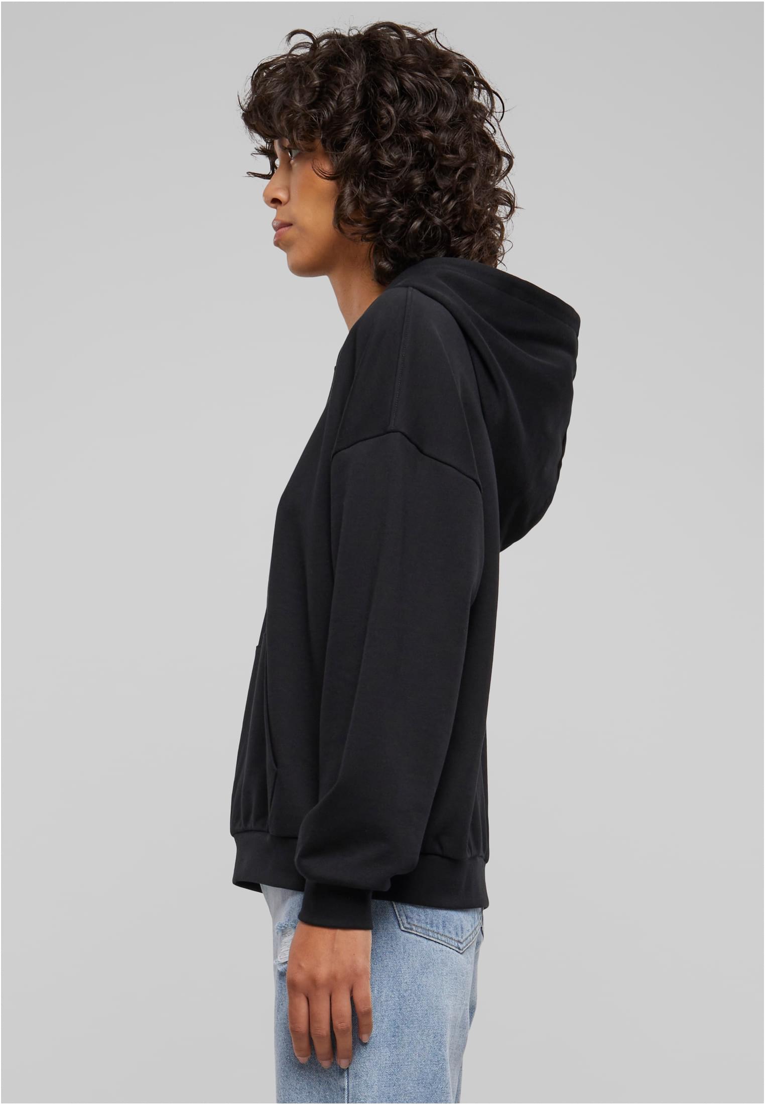 Ladies Light Terry Oversized Hoodie black 3XL - variant image 1