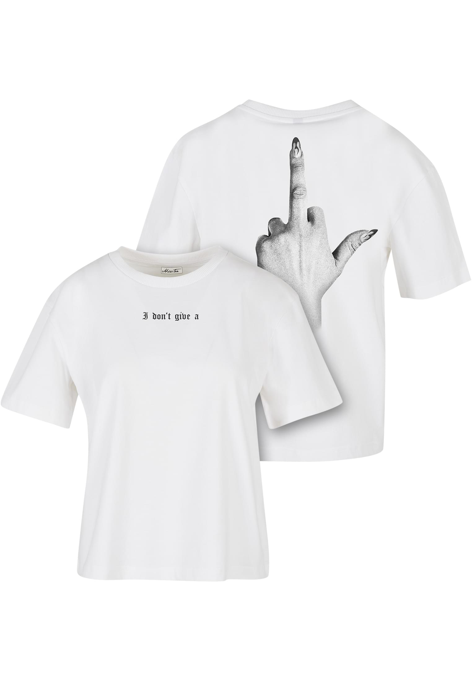 Ladies I Don't Give A Tee bianco 3XL
 - variant image 6