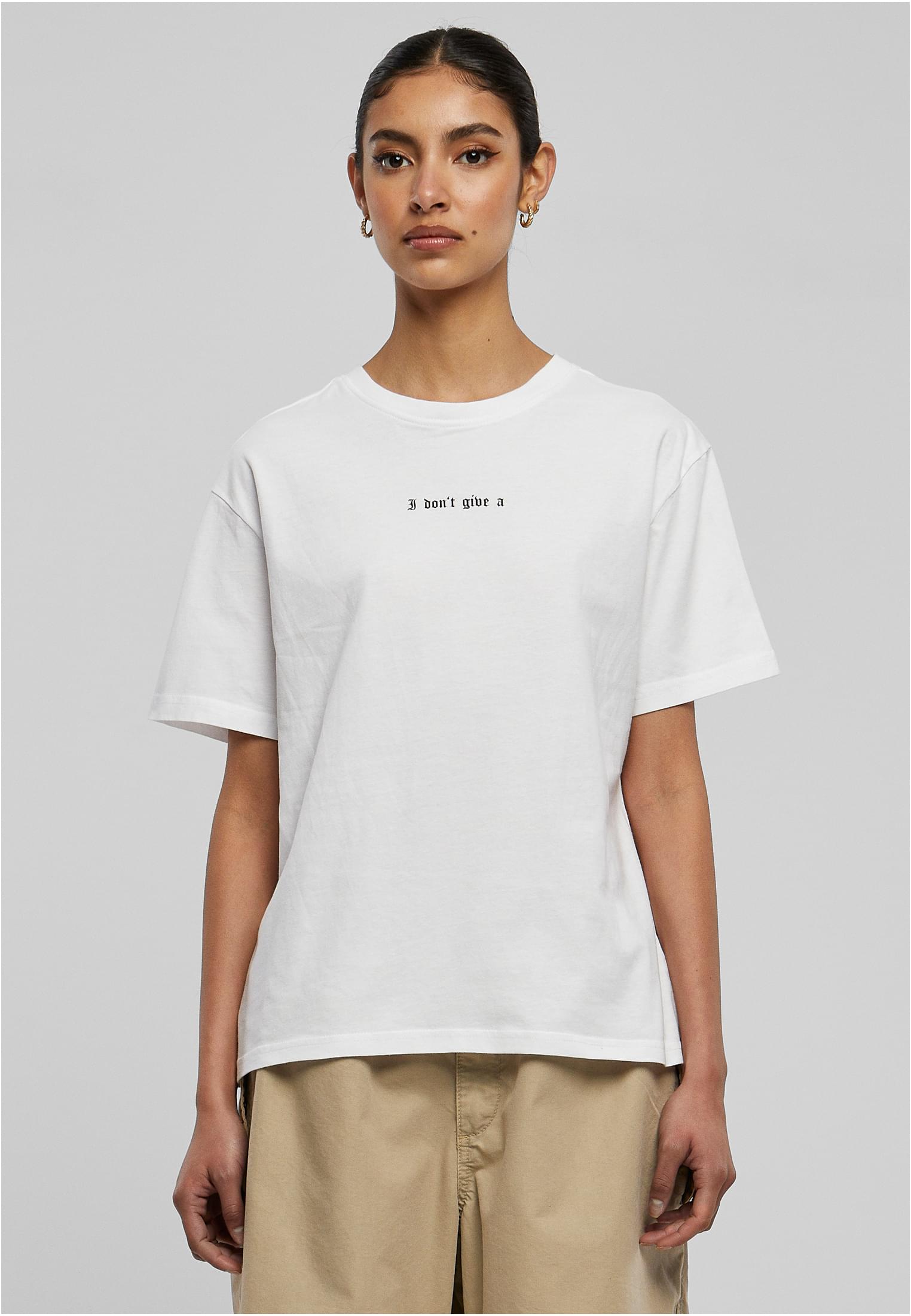 Ladies I Don't Give A Tee bianco 3XL
 - alternate variant 3