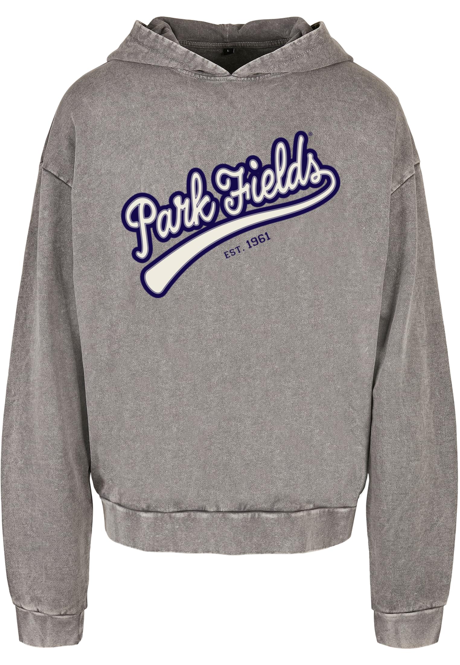 Park Fields - Forty Five Acid Washed Oversize Hoody asphalt 3XL - alternate variant 1