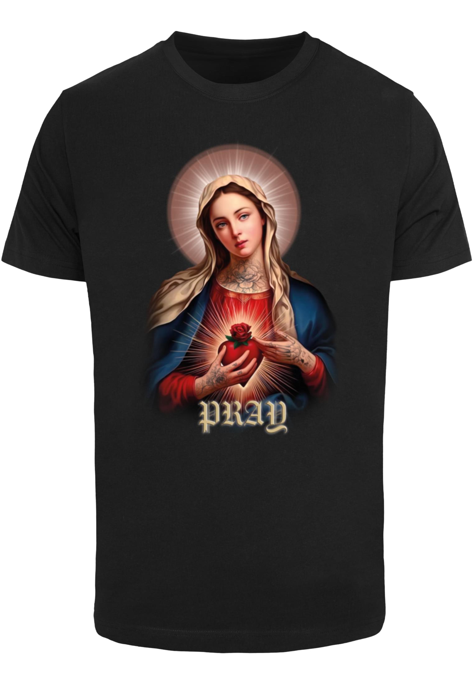 祈禱瑪利亞T恤黑色3XL
 - variant image 5